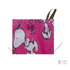 CHIBI CHIBI - Bolsa Portátil Para Paseos Y Viajes - Fucsia snoopy