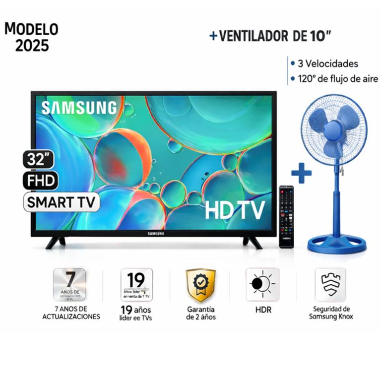 Televisor 32 FHD Smart TV UN32H5000FG + Ventilador