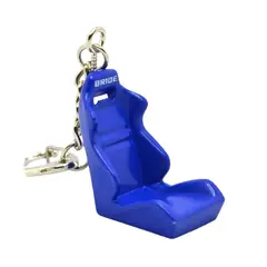 JET - LLAVERO DE BUTACA BRIDE DE ZINC AZUL MODELO DEPORTIVO