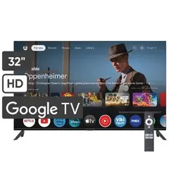 BLACKLINE - Televisor 32 Pulgadas Smart Tv Google TV HD BL32-T3000HD (Nuevo Modelo)