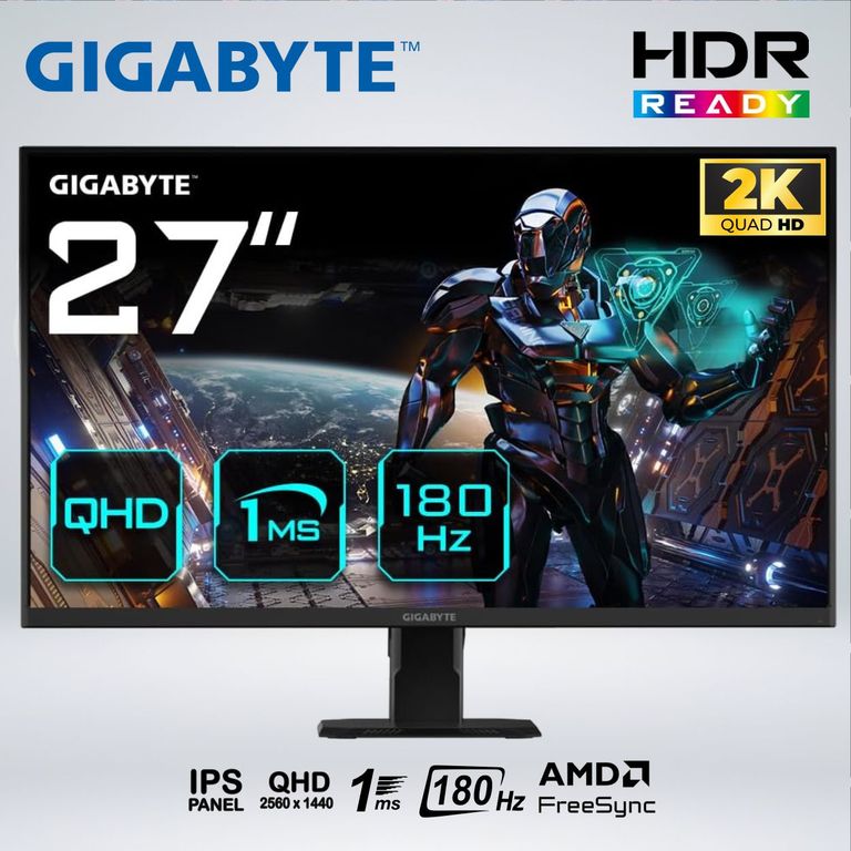 MONITOR GS27QA GAMER QHD 27 " IPS 180hz 1ms HDR AMDfreesync