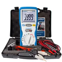 PEAKTECH - MILIÓHMETRO DIGITAL, 4000 CUENTAS, 400 mΩ/4/40/Ω P-2705