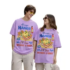 GENERICO - POLO OVERSIZE MANGA CORTA ALGODÓN SNACK