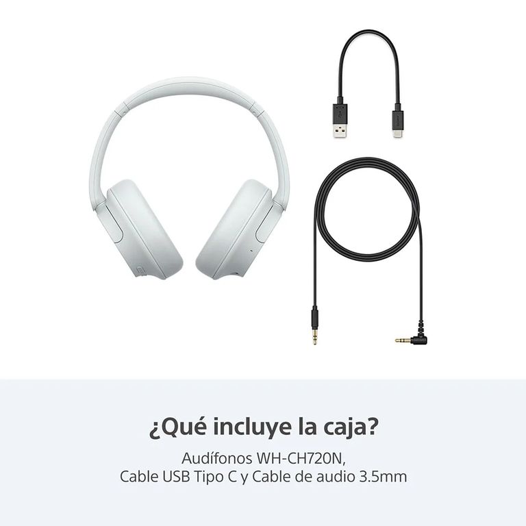 AUDIFONOS BLUETOOTH ON EAR WH - CH720 - BLANCO