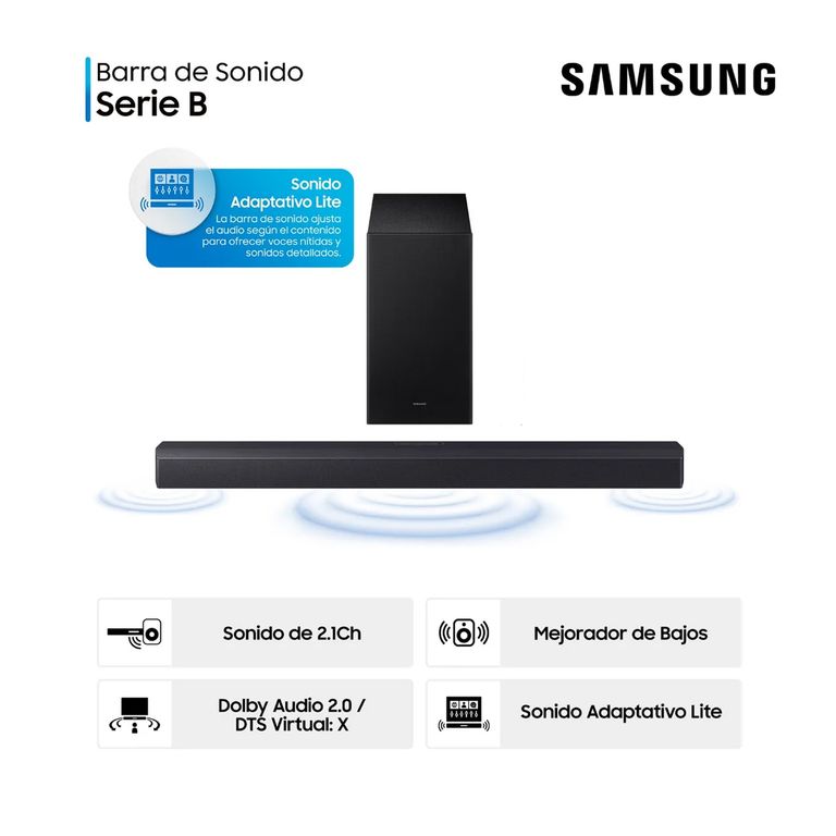 Soundbar Serie B 2.1 Ch. B450F