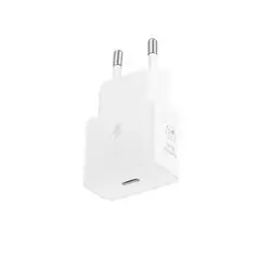 SAMSUNG - ADAPTADOR 25W ORIGINAL PARA S26 A56 A36 SUELTO EN BOLSA - BLANCO