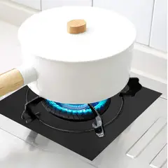 GENERICO - Pack x4 Láminas Protectoras para Hornillas de Cocina