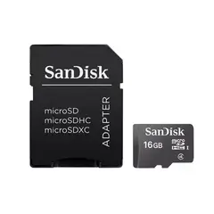 SANDISK - MEMORIA MICRO SDHC 16GB CLASS 4 - P-N SDSDQM-016G-B35A