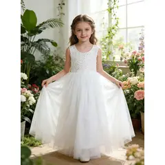 GENERICO - VESTIDO DE NIÑA PARA BAUTIZOS Y PRIMERA COMUNION