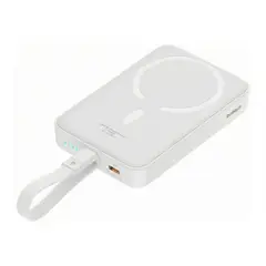 BASEUS - Cargador inalambrico magnetico mini powerbank 10000 mAh 20 W carga rapida cable tipo c
