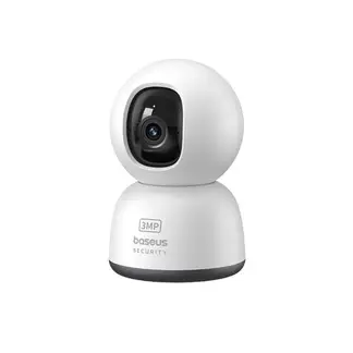 BASEUS - Camara de seguridad indoor P1 Lite 2K 3MP 360 grados vigilancia IA hasta 256GB Micro SDFT