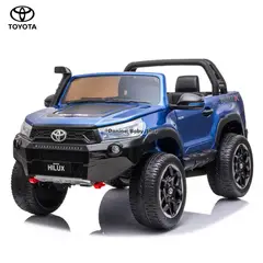 TOYOTA - Carro a Batería Hilux para Niños -RUGGED X- Azul