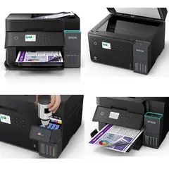 EPSON - Impresora Multifuncional EcoTank L6370 Tinta Color Imprime Escanea Copia WiFi Ethernet USB