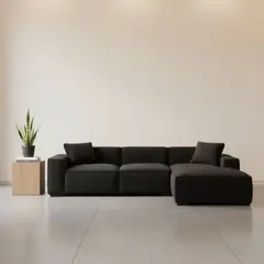 GENERICO - SECCIONAL MODELO LUHAN NEGRO