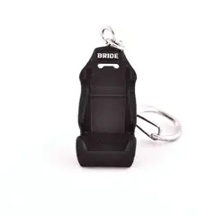 JET - LLAVERO DE BUTACA BRIDE DE ZINC NEGRO MODELO DEPORTIVO