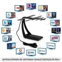 OEM - Antena Para Tv Digital HD UHF - Capta Canales Nacionales Gratis