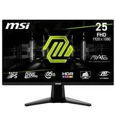 Msi - Monitor Gaming 24.5 MAG 255F E20 FHD 200Hz 0.5ms FreeSync Premium
