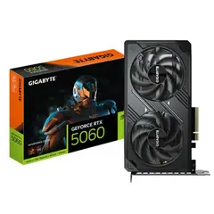 GIGABYTE - TARJETA DE VIDEO RTX 5060 WINDFORCE OC ( GV-N5060WF2OC-8GD ) 8GB - GDDR7 - X2 FANES - DLSS4