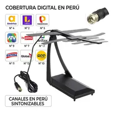 OEM - Antena TDT de Largo Alcance Amplificada - Recepción Superior Full HD 1080p