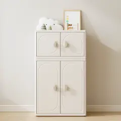 GENERICO - Ropero montessori infantil blanco