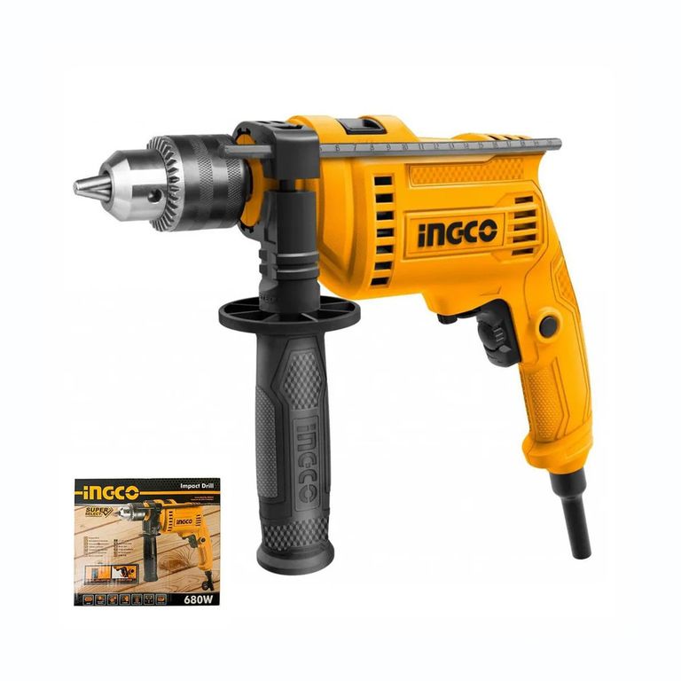Taladro Percutor 680W Profesional Concreto Madera - Id6808