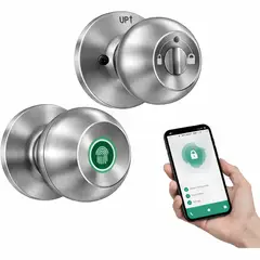 JPSYSTEMS - Cerradura Chapa Digital Bluetooth para cuarto habitacion huella llave manual y App TUYA SMART CZ3