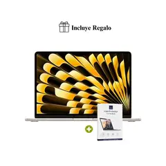 APPLE - Nueva MacBook Air M5 13” 16GB RAM + 512GB (Teclado Ingles) - Starlight 2026 + Regalo