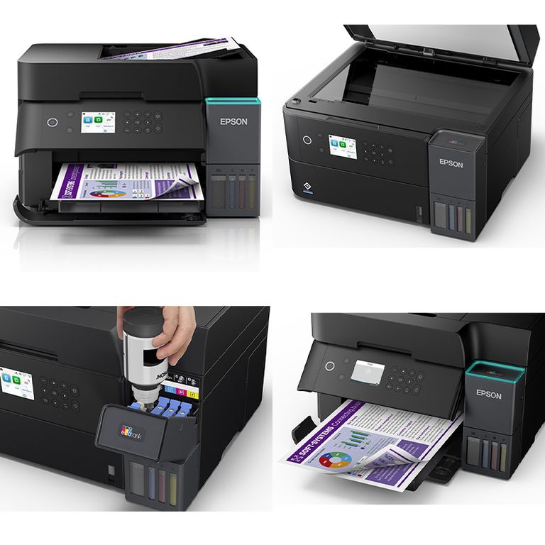 EcoTank L6370 Impresora Multifuncional Tinta Continua WiFi Ethernet USB Imprime Escanea Copia