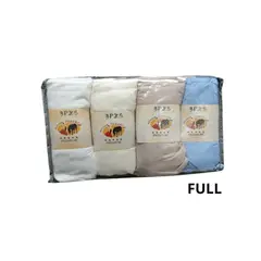 GENERICO - PACK DE 4 SÁBANAS 2 PLAZAS CON ELÁSTICO + 2 FUNDAS DE ALMOHADA