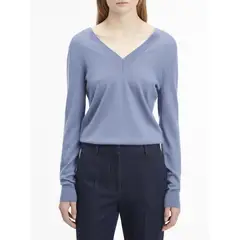 CALVIN KLEIN - SWEATER MERINO WOOL V-NECK SWEATER