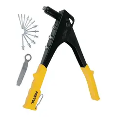 PRETUL - Remachadora De 10 Con Remaches Y 4 Boquillas