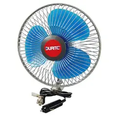GENERICO - VENTILADOR PARA CARRO 12 V 8 PULGADAS 3 ASPAS