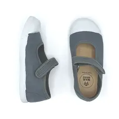 MAK SHOES - Zapatillas Bambas Niña Algodón Puntera de Goma