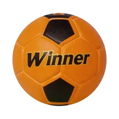 WINNER - PELOTA PARA BALONMANO HANDBOL TALLA 2 PU NARANJA NEGR0