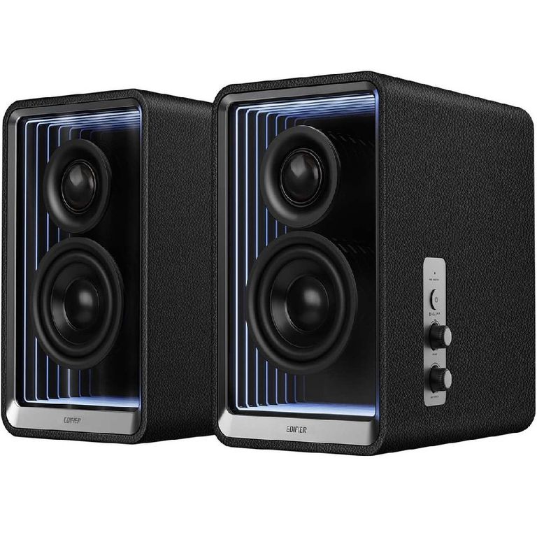 Parlante activo QR65 con Bluetooth, RCA, USB Negro