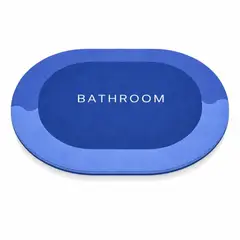 GENERICO - Alfombra de Baño Súper Absorbente Antideslizante Secado Rápido para Ducha, Cocina y Hogar