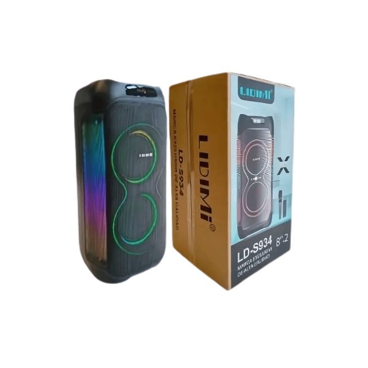 Parlante Bluetooth Portátil Doble Woofer 8 LD-S934