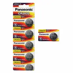 PANASONIC - PILAS CR2032 3V LITIO X 5 UNIDADES