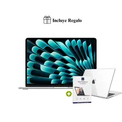 APPLE - MacBook Air 13” M5 16GB RAM 512GB SSD (Teclado Inglés) Silver 2026 + Regalo