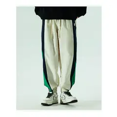 PEACE AND LOVE - Jogger Varon Hueso Negro Verde