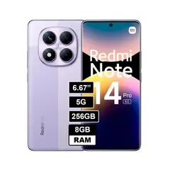 XIAOMI - CELULAR REDMI NOTE 14 PRO 5G 256GB 8GB 14 PRO 5G 6.6" Pulg - LAVANDER PURPLE