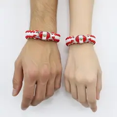 GENERICO - PULSERA PARACORD PERÚ BANDERA MERCHANDISING TURÍSTICO FIESTAS PATRIAS GENIEKA