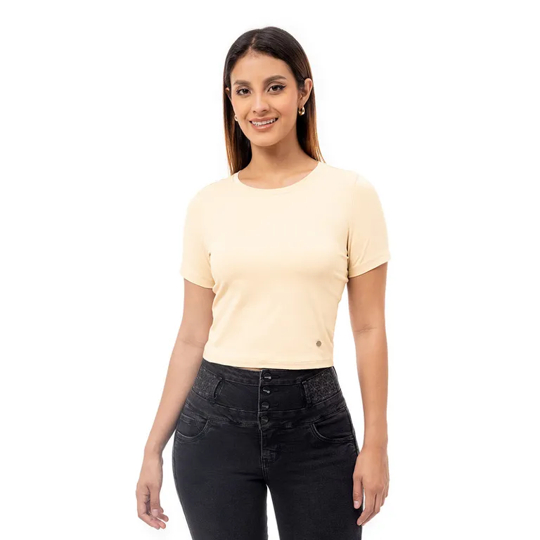Polo Basico Jersey Full Lycra Fijji Mujer