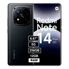 XIAOMI - Celular Redmi Note 14 PRO PLUS 5G 256GB - 12GB RAM NEGRO