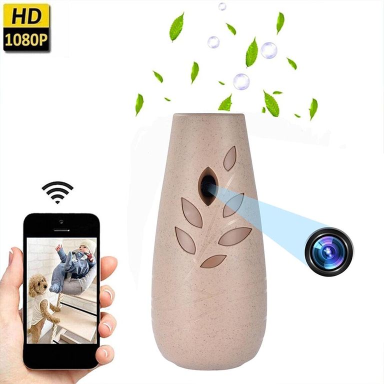 Cámara Espía Tipo Ambientador Automático Wifi 1080P FullHD WC004 Detección de Movimiento