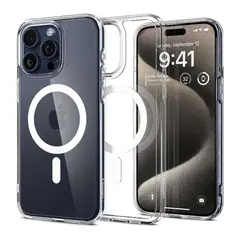 SPIGEN - Case iPhone 15 Pro Max Hybrid Premium MagSafe Transparente