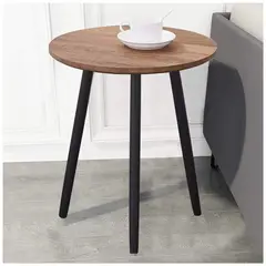 INSPIRA MARKET - Mesa Auxiliar Redonda Estilo Nórdico 40x40x50