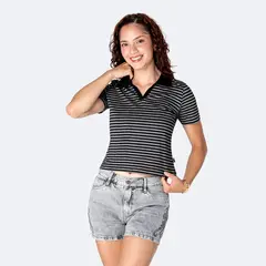 PIONIER - Polos Polo Moda Jersey Listado Kornit Mujer