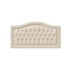 MUEBLES MACRUMO - Cabecera aérea Aris - 1.5plz - Beige claro