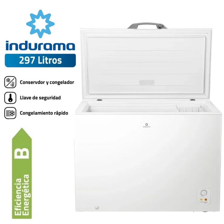CONGELADORA 297LT COLOR BLANCO MOD CI-320BL